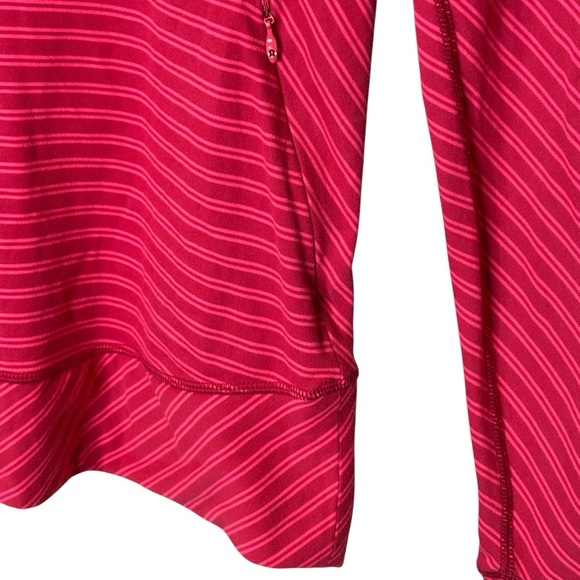 (Sold)Lululemon Running Pullover 6 Stripe Think Fast Ready or Snot Sweatshirt - Picture 7 of 10